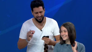 כוחה של צמה: בת ה-12 תרמה שיער בשידור חי