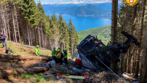 אסון באיטליה: חמישה ישראלים נהרגו בתאונת רכבל בהרי האלפים