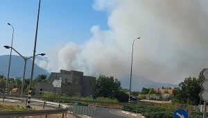 שריפה גדולה סמוך לקריית שמונה: תושבים פונו מהבתים