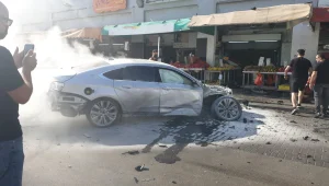 בלב מרכז מסחרי באשדוד: מטען התפוצץ ברכבו של עבריין