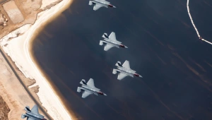 עשרות מטוסים מול סוללות נ"מ מתקדמות: תיעוד מתרגיל "בלו פלאג"