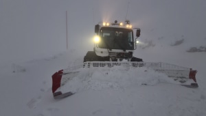 צפו: 20 ס"מ של שלג נערמו באתר החרמון - שייפתח למבקרים