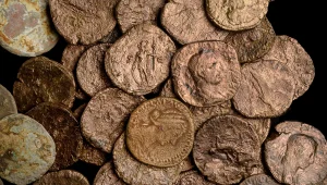 מול חופי קיסריה: מטבעות כסף ואבני חן נדירות נמצאו על שתי ספינות טרופות
