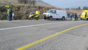 רוכב אופנוע בן 59 נהרג בתאונת דרכים בכביש 98