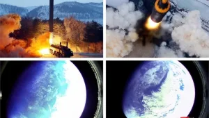 צפון קוריאה שחררה תיעוד מניסוי הטיל העוצמתי ביותר שלה • תיעוד