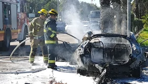 חשד לניסיון חיסול בדרום: רכב התפוצץ סמוך לאשקלון - לא היו נפגעים