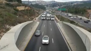 מחאת מתנגדי התו הירוק: עומסים כבדים בכבישים לירושלים