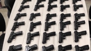סמוך לגבול הירדני: סוכלה הברחת 50 אקדחים בשווי 2 מיליון שקלים