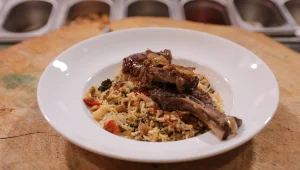 מתכון לצלעות טלה על אורז חמוץ: המנה הראשונה של מסעדת סוזן סוזן
