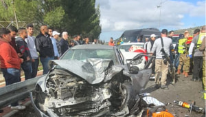 8 פצועים בתאונת דרכים בשומרון, בהם זוג הורים במצב קשה