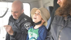 חולה סרטן בן 7 הגשים את חלומו ופגש שוטרי יס"מ: "הרגשתי גיבור"