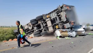 התאונה הקטלנית בדרום: נהג המשאית חשוד בגרימת מוות ברשלנות