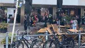 דיווח בברלין: הרוג וכ-30 פצועים מפגיעת רכב שנסע לתוך קהל