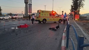 רוכב קורקינט חשמלי כבן 24 נהרג מפגיעת רכב בעפולה