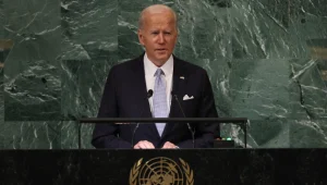 ביידן תוקף את פוטין בנאומו באו"ם: "הוא משקר שהיה תחת איום"