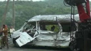 פצועי התאונה בגאורגיה: "משאית ענקית סטתה מהנתיב ונכנסה בנו"