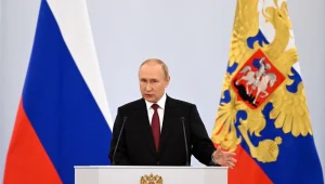 פוטין הכריז על סיפוח השטחים הכבושים: "רצונם של מיליונים"