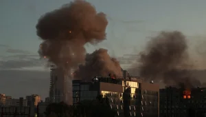 אוקראינה: פיצוצים עזים בבירה קייב כתוצאה ממתקפת מל"טים רוסית