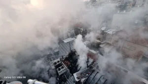 שריפה פרצה בישיבת סאטמר בי-ם - המבנים בסכנת קריסה