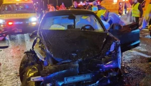 35 פצועים קל בתאונת שרשרת בין 20 כלי רכב בכביש 1