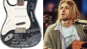 במכירה פומבית: הגיטרה שקורט קוביין ריסק נמכרה ב-600 אלף דולר