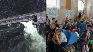 פינוי המוני בשל פיצוץ הסכר באוקראינה: "תוקפנות רוסית"