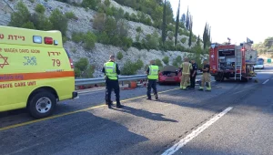 תאונת דרכים קשה סמוך לצפת: בת 32 נהרגה, 6 נוספים נפצעו
