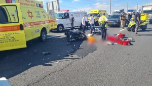 הקטל בדרכים: רוכב אופנוע כבן 30 נהרג מפגיעת משאית ליד אשדוד