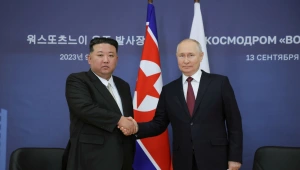 פוטין נפגש עם קים: "נסייע לצפון קוריאה לבנות לוויינים"