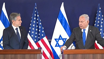 בלינקן בהצהרה לצד נתניהו: "מגיע לכאן לא רק כשר החוץ, אלא כיהודי"