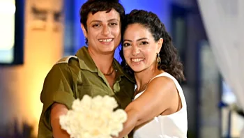 חגיגה של אהבה: החתונה של אופיר ונויה נערכה בבסיס צה"ל