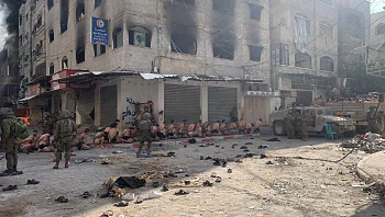 הזעם על חמאס גובר: הסתערות על מזון, עשרות מחבלים נכנעו