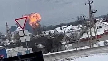 אסון ברוסיה: מטוס שהוביל שבויים אוקראינים התרסק, 74 נהרגו