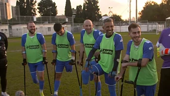 "זה לא נגמר ברגע שאיבדת רגל": נבחרת הכדורגל של פצועי המלחמה