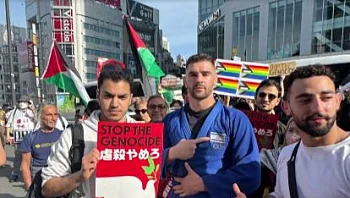 אליפות הג'ודו: מוקי ופלצ'יק התעמתו עם פרו-פלסטינים בטוקיו