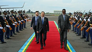 במסגרת המערכה הדיפלומטית: הרצוג יצא לביקור בזק ברואנדה