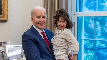 "זה היה נפלא": המפגש בין אביגיל בת ה-4 לנשיא ביידן