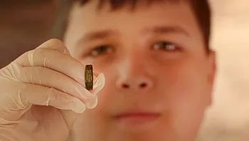 בטיול בכרמל: נער מצא טבעת בת כ-1,800 עם חריטה של אלת המלחמה