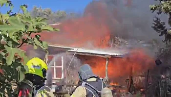 "לראות אם יש מה להציל": ביתו של אבנר ספג פגיעה ישירה ונשרף