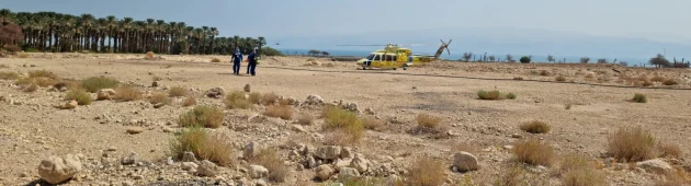 בעזרת צוות חילוץ ומסוק: שישה נעדרים אותרו בים המלח
