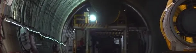 קרב חפירות: סיור במנהרות הקו הירוק של הרכבת הקלה