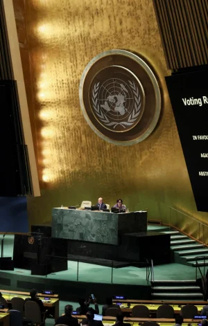 בתמיכת 143 מדינות: האו"ם אישר את ההצעה לשדרוג מעמד הפלסטינים