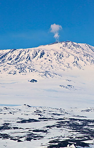 הר געש באנטארקטיקה פולט מדי יום גבישי זהב בשווי 6,000 דולר