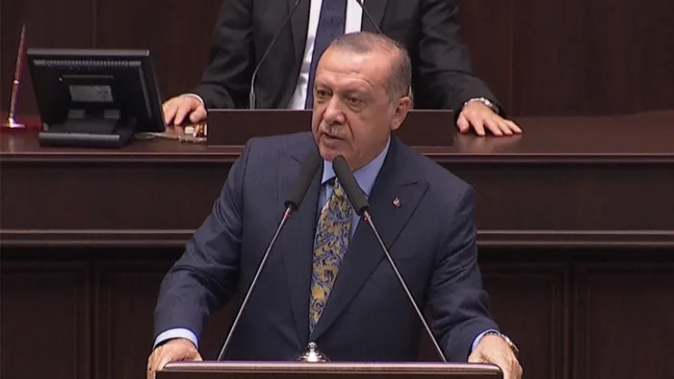 נשיא טורקיה, רג'פ טאיפ ארדואן בנאום בפרלמנט