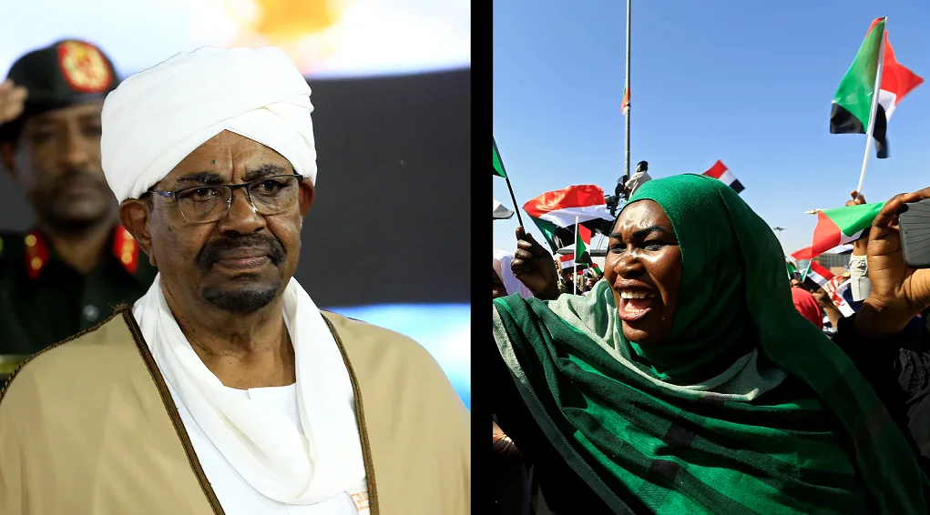 נשיא סודאן, עומר אל-באשיר והמפגינים נגדו