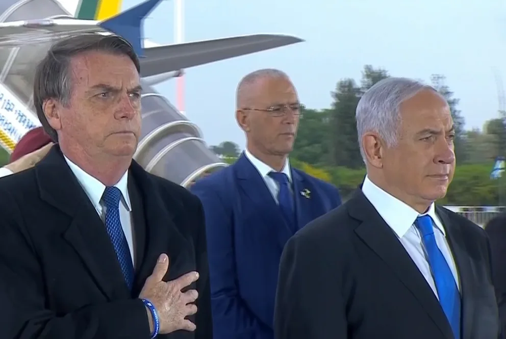 נשיא ברזיל בולסונארו, ראש הממשלה נתניהו ורעייתו שרה