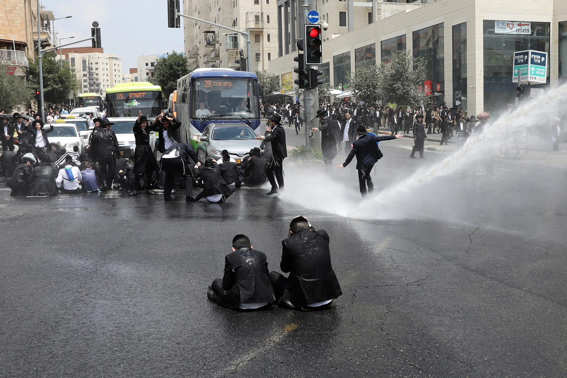 הפגנת חרדים בירושלים בעקבות מעצר עריק