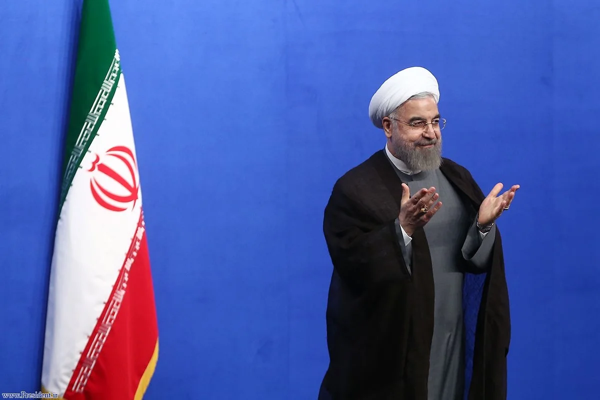 "לא טראמפ ולא עשרה טראמפים אחרים יוכלו להחזיר את הגלגל אחורה". נשיא איראן רוחאני (ארכיון)