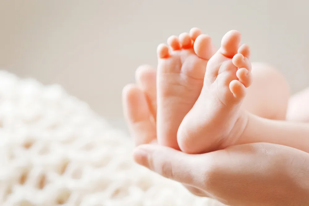 פוריות, רגליים של תינוק