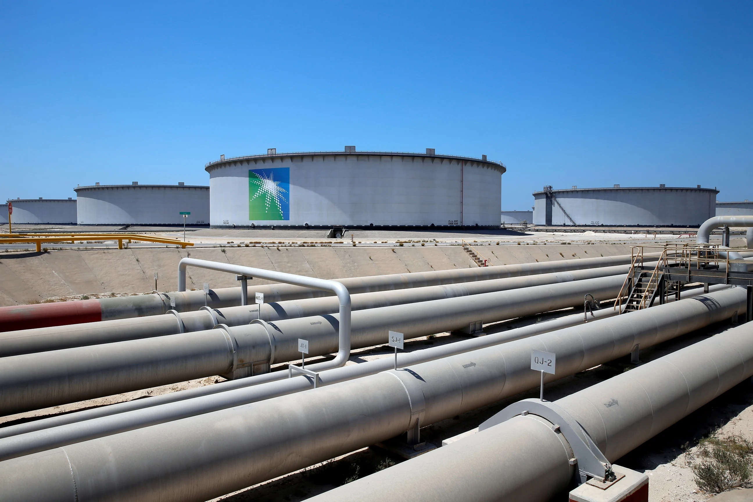מכל נפט של חברת הנפט הסעודית הממשלתית ''ארמקו''